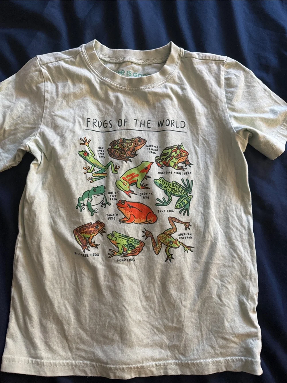 Kids 'Frogs of the World' Graphic Tee - White